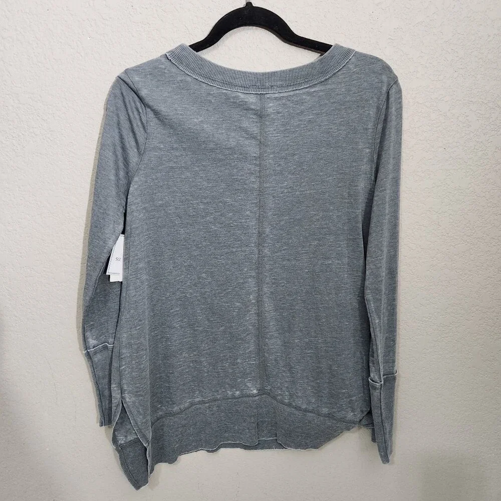 Susina Top Womens Medium Green Urban Long-Sleeve Cottagecore